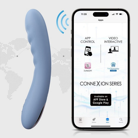 AVA NEO,VIBRATORE CON SPINTA E APP