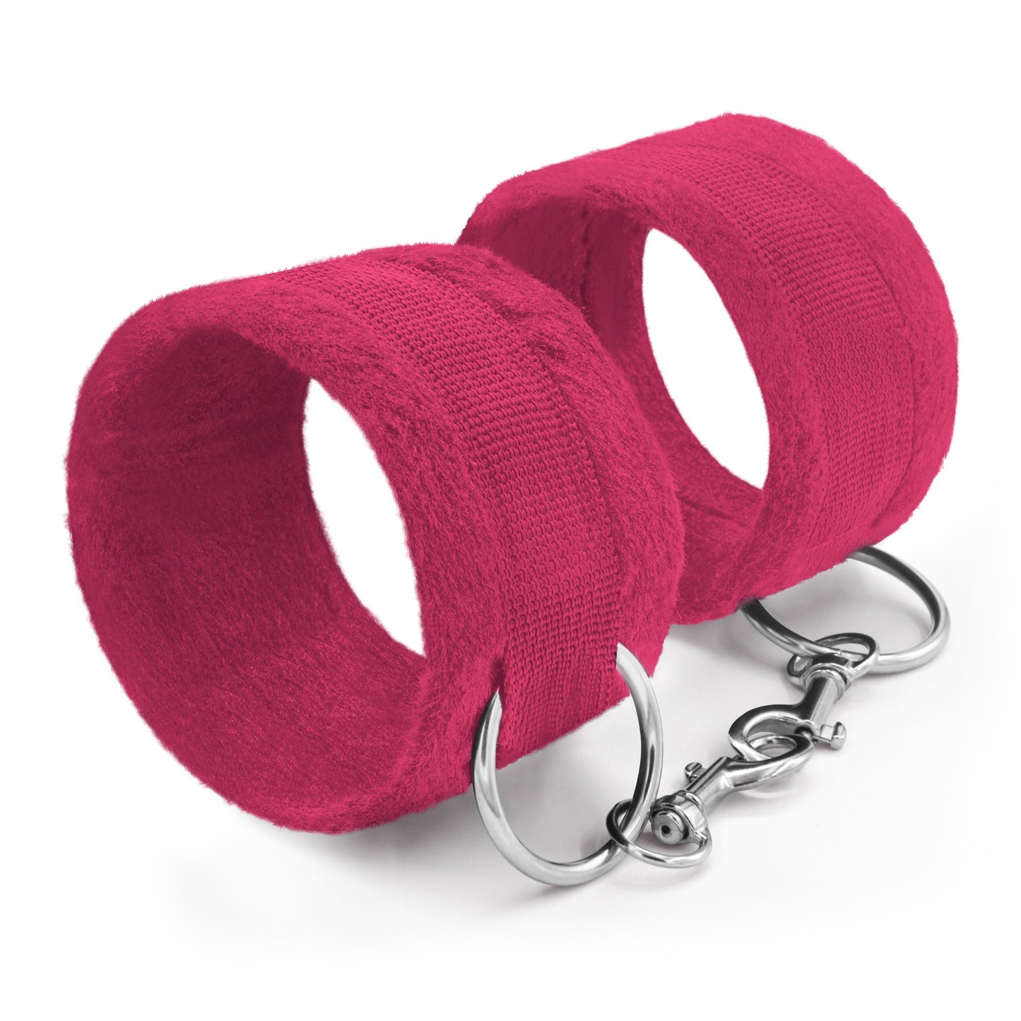 MANETTE  ROSA IN VELCRO TOUGH LOVE CON CATENA EXTRA DA 40 CM