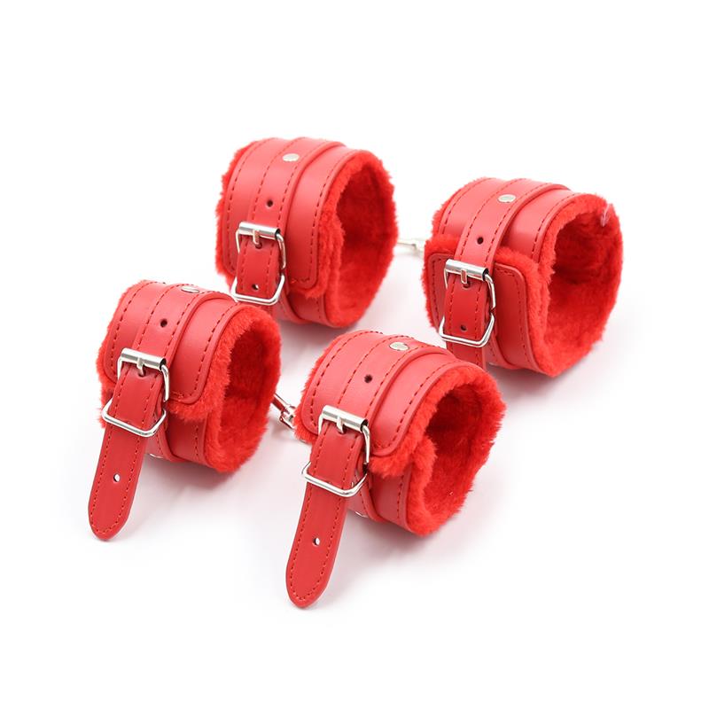 SET BONDAGE 10 PEZZI ROSSO