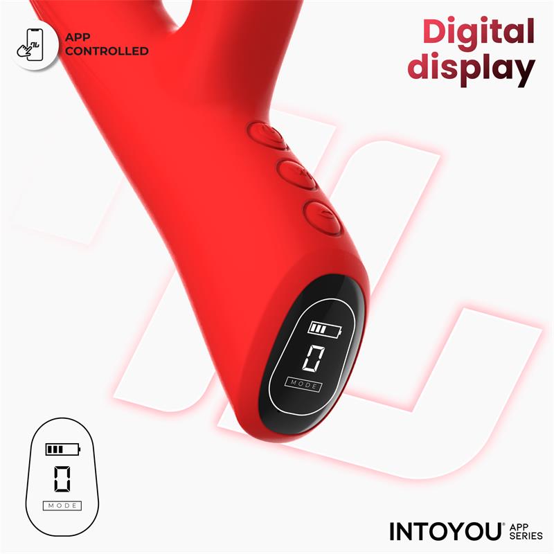 TRIXY VIBRATORE TRIPLO TAPPING CON BOCCA
