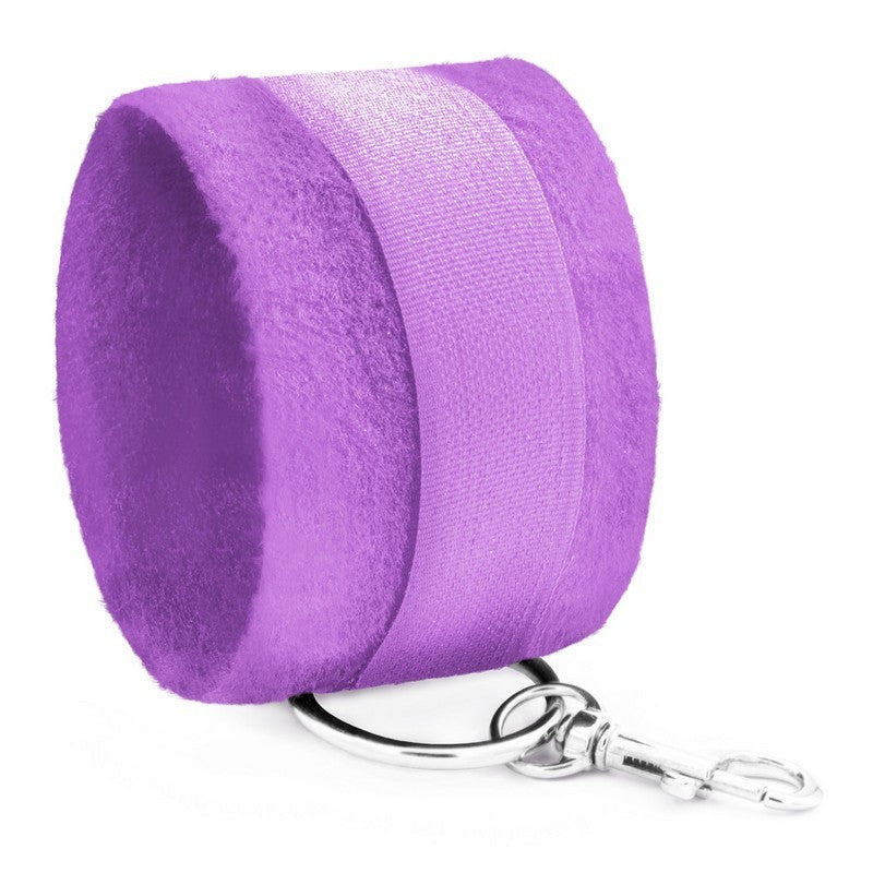 MANETTE  VIOLA IN VELCRO TOUGH LOVE CON CATENA EXTRA DA 40 CM