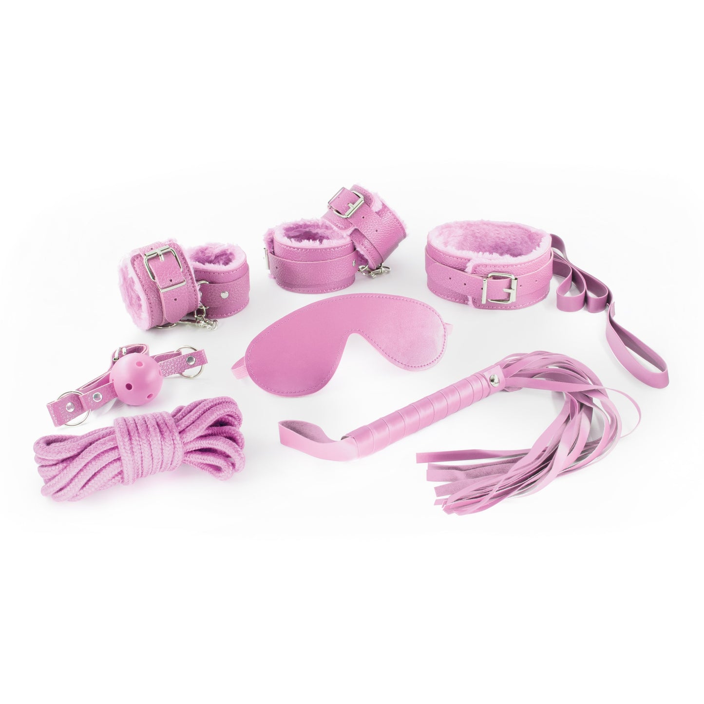 BONDAGE KIT 8 PEZZI ROSA