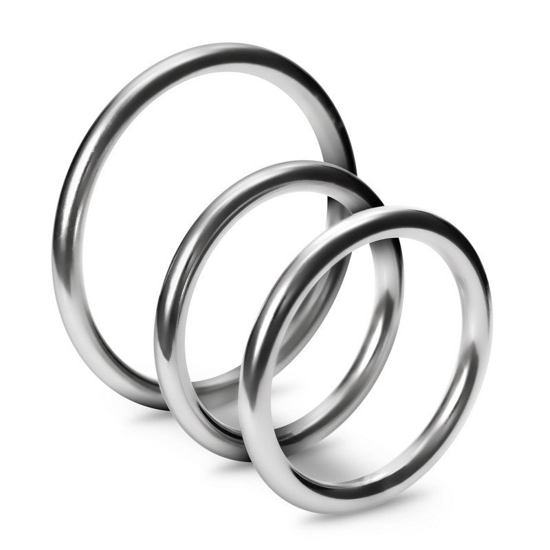 SET DI 3 COCKRING IN METALLO