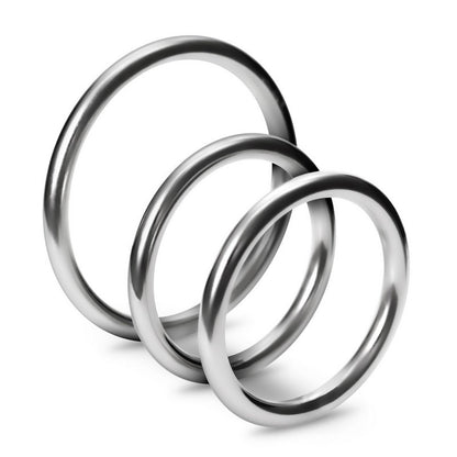 SET DI 3 COCKRING IN METALLO