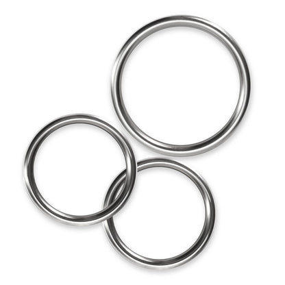 SET DI 3 COCKRING IN METALLO