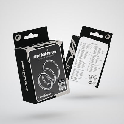 SET DI 3 COCKRING IN METALLO