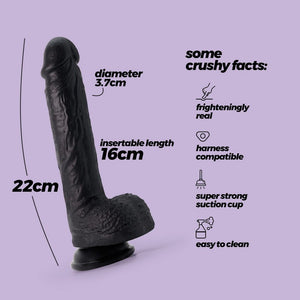 DILDO INVITIKTUS 22 CM IN SILICONE LIQUIDO