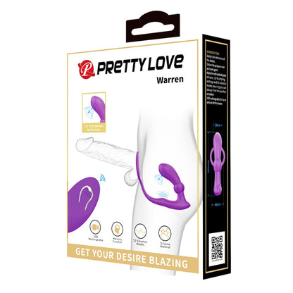 PLUG ANALE PROSTATICO VIBRANTE E PULSANTE CON ANELLO