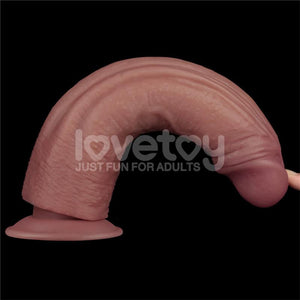DILDO DUAL DENSITY VIBRANTE 26 cm