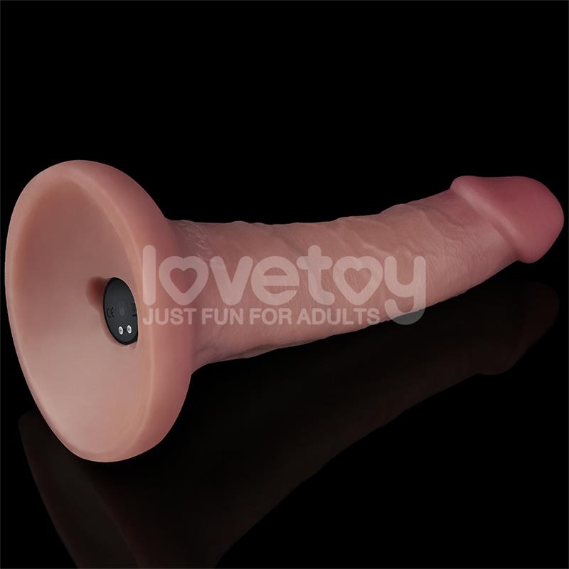DILDO DUAL DENSITY VIBRANTE 16 cm