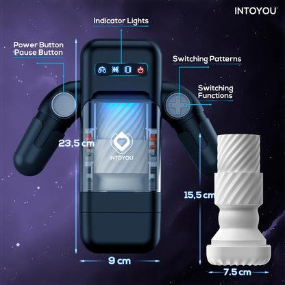 ELON MASTURBATORE INTELLIGENTE,MOVIMENTO,VIBRAZIONE,EFFETTO CALDO