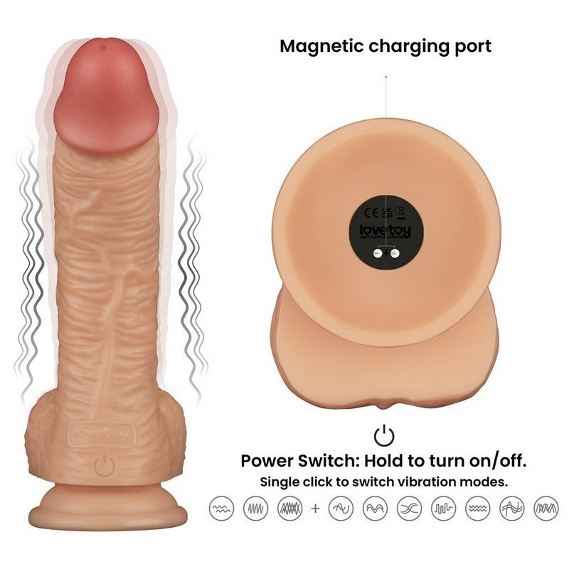 DILDO VIBRANTE 22 CM