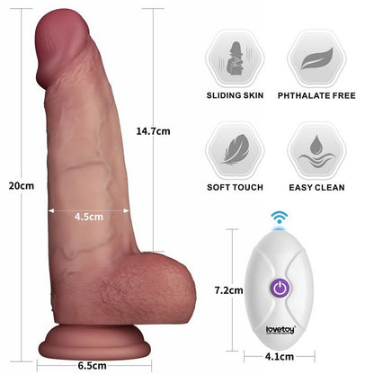 VIBRATORE EFFETTO PELLE REAL SKIN 2