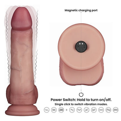 VIBRATORE EFFETTO PELLE REAL SKIN 2