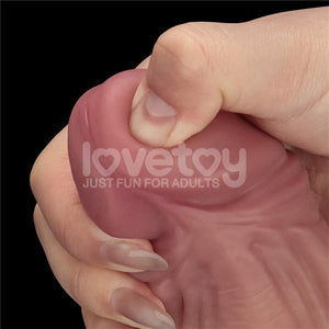 DILDO DUAL DENSITY VIBRANTE 26 cm