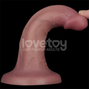 DILDO DUAL DENSITY VIBRANTE 16 cm