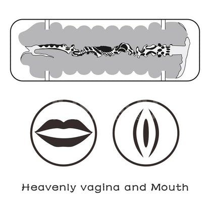 MASTURBATORE DOPPIO,BOCCA E VAGINA