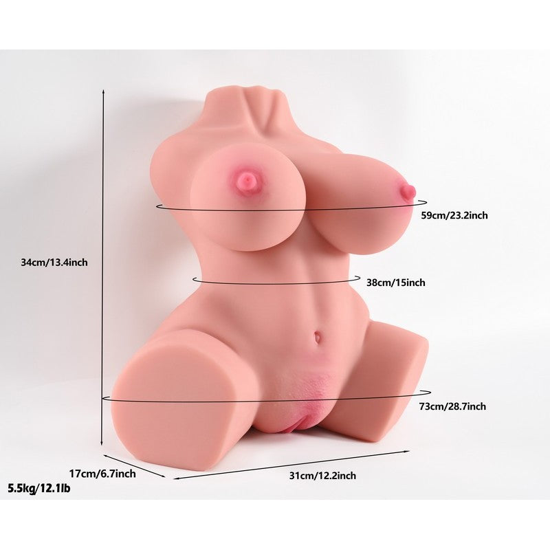 TORSO CON VAGINA E ANO-EMILY-