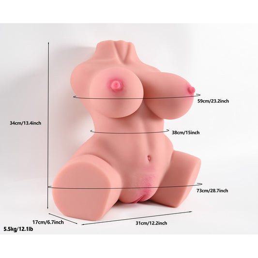 TORSO CON VAGINA E ANO-EMILY-