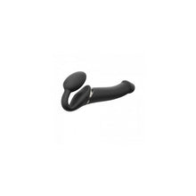 Carica l&#39;immagine nel visualizzatore di Gallery, STRAPLESS  VIBRANTE FLESSIBILE IN SILICONE MORBIDO NERO M

