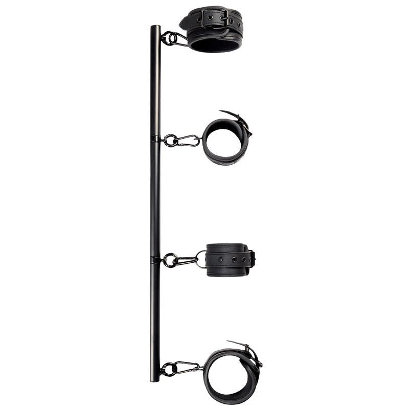 BLACK SHADOW BARRA DI DISTENSIONE RIGIDA STACCABILE E 4 POLSINI STACCABILI