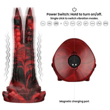 Carica l&#39;immagine nel visualizzatore di Gallery, DILDO MONSTER SAVAGE VIBRANTE

