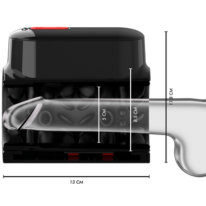 MASTURBATORE CON SPINTA A VORTEX E ROTAZIONE A 360