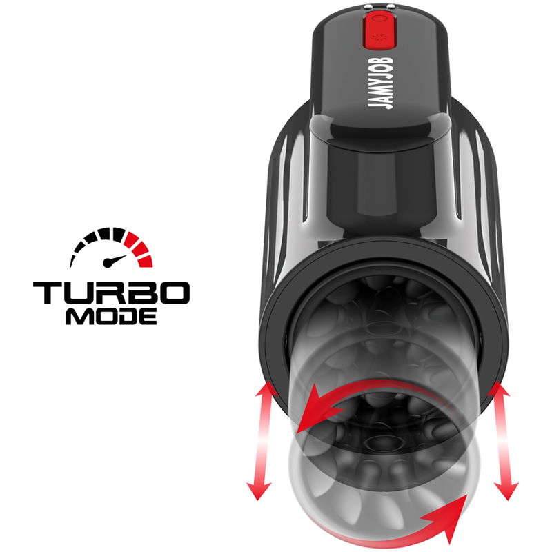 MASTURBATORE CON SPINTA A VORTEX E ROTAZIONE A 360