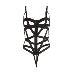 BODY STRINGATO CON APERTURA