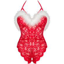 Carica l&#39;immagine nel visualizzatore di Gallery, BODY IN PIZZO VERSIONE NATALIZIA
