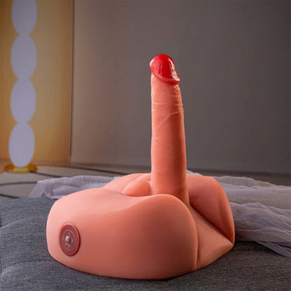 HONEY-DILDO REALISTICO CON VIBRAZIONI E PULSAZIONI