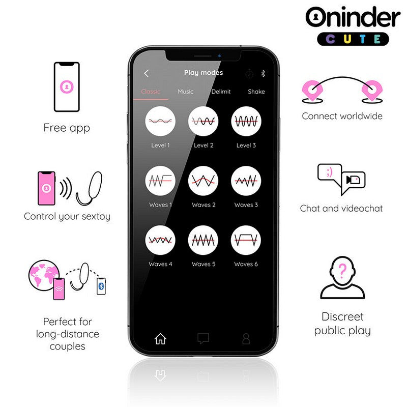 UOVO VIBRO-ROTANTE IN SILICONE 360° CON APP