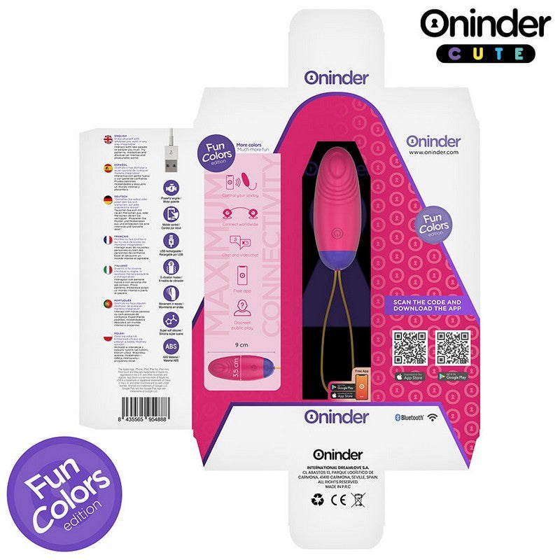 UOVO IN SILICONE CON VIBRO-ONDA CON  APP