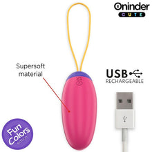 Carica l&#39;immagine nel visualizzatore di Gallery, UOVO IN SILICONE CON VIBRO-ONDA CON  APP

