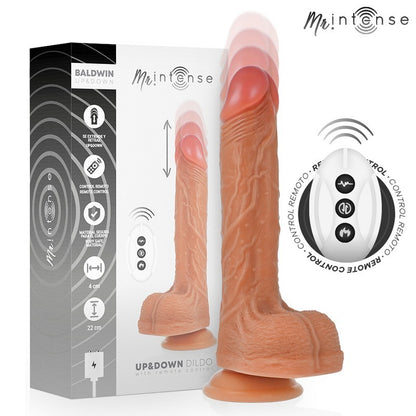 VIBRATORE REALISTICO BALDWIN CON SPINTA E VIBRAZIONE