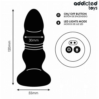 ANAL PLUG CON MOVIMENTO E VIBRAZIONE