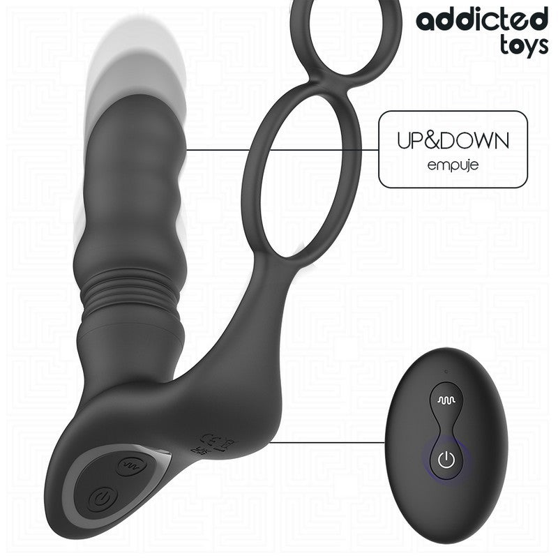 PLUG PROSTATICO CON SPINTA E VIBRAZIONE