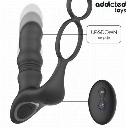 PLUG PROSTATICO CON SPINTA E VIBRAZIONE