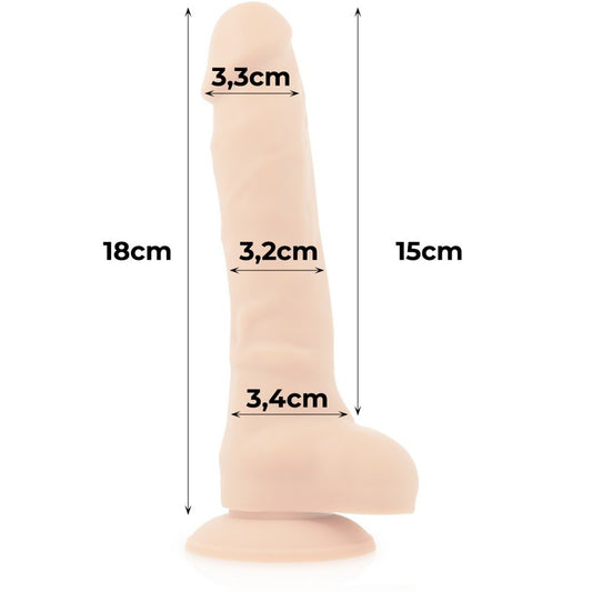 COCK MILLER SILICONE DOPPIA DENSITA' 18 CM