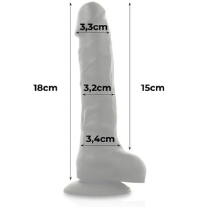 COCK MILLER SILICONE DOPPIA DENSITA' 18 CM