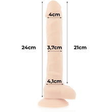 Carica l&#39;immagine nel visualizzatore di Gallery, Copia del COCK MILLER SILICONE DOPPIA DENSITA&#39; 24 CM
