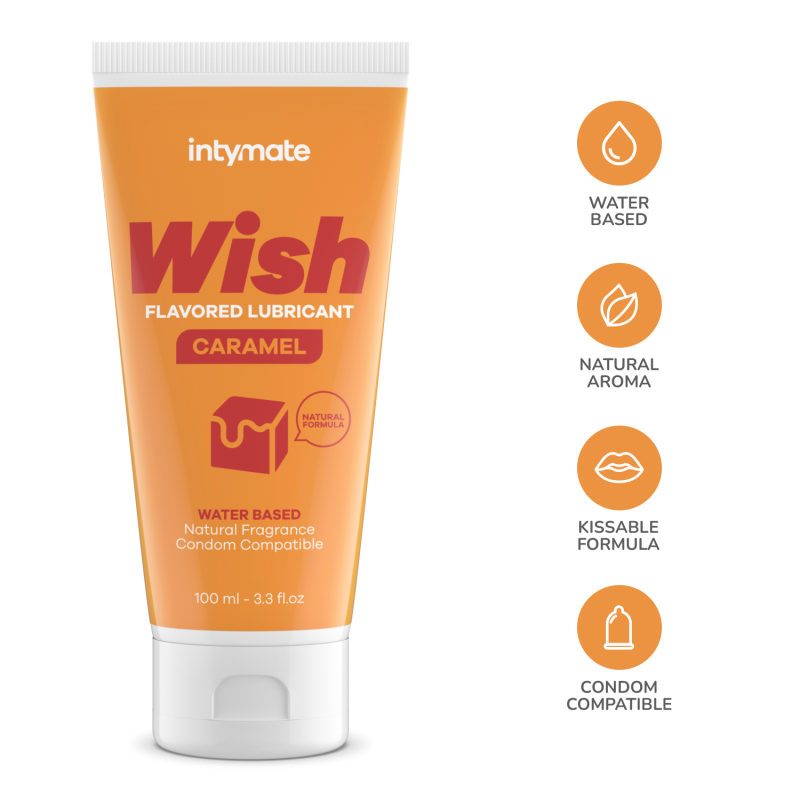 LUBRIFICANTE WISH CARAMELLO 100 ML