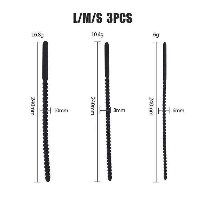 SET DI SONDE URETRALI IN SILICONE