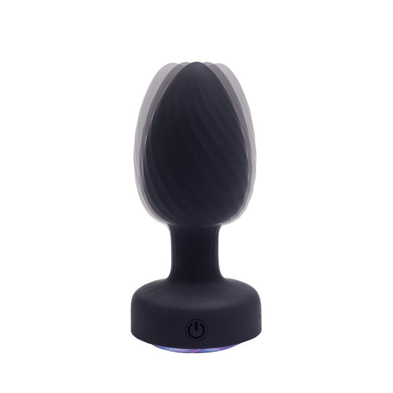 PLUG ANALE VIBRANTE-ROTANTE CON LUCI LED