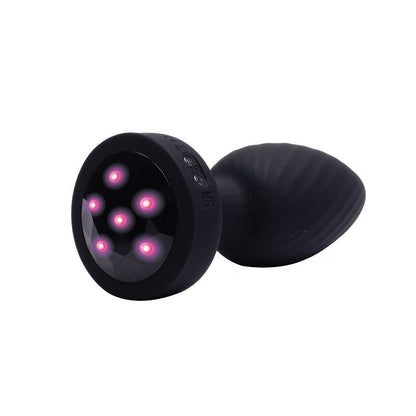 PLUG ANALE VIBRANTE-ROTANTE CON LUCI LED