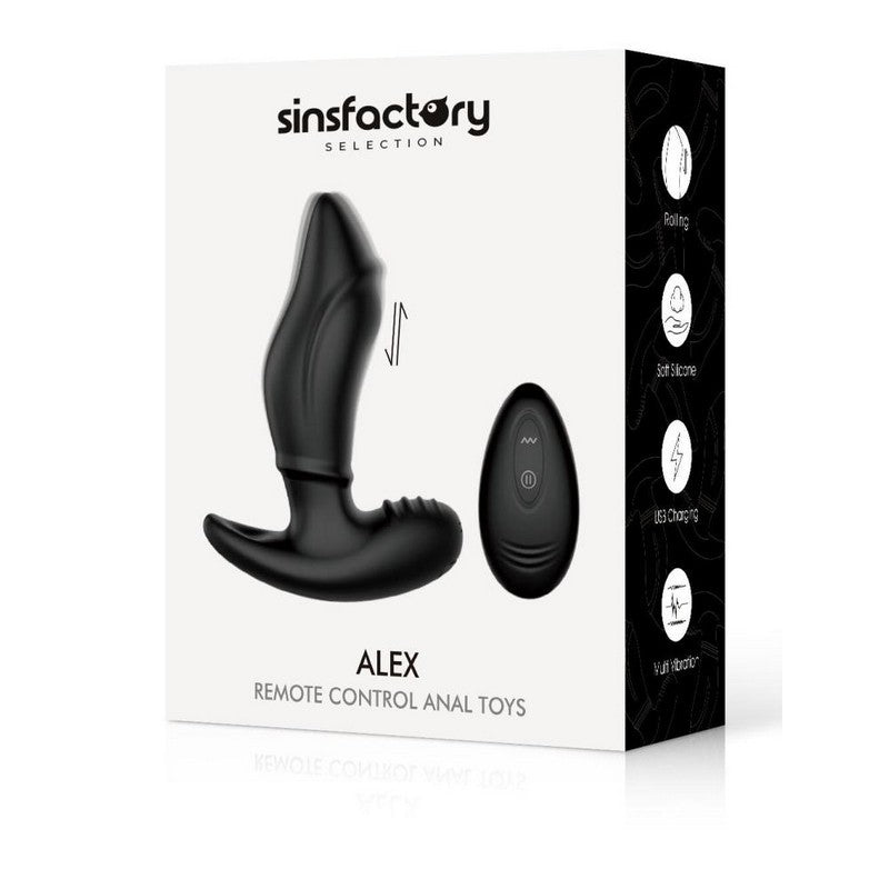 VIBRATORE ANALE CON PALLINA INTERNA