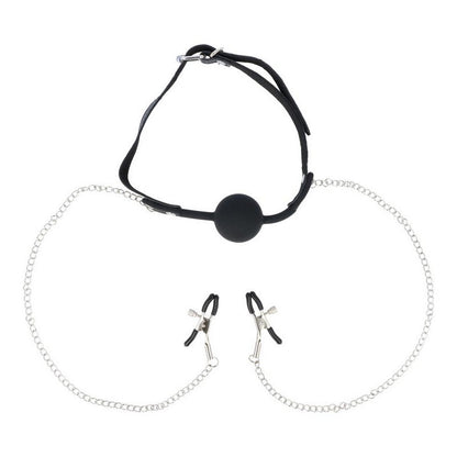 GAG BALL + PINZETTE CAPEZZOLI