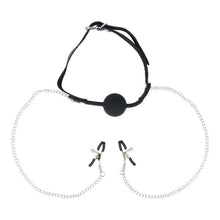 Carica l&#39;immagine nel visualizzatore di Gallery, GAG BALL + PINZETTE CAPEZZOLI
