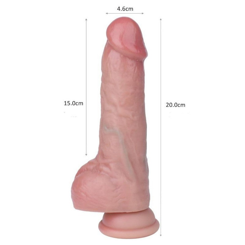 DILDO ULTRA REALISTICO VIBRANTE 20cm
