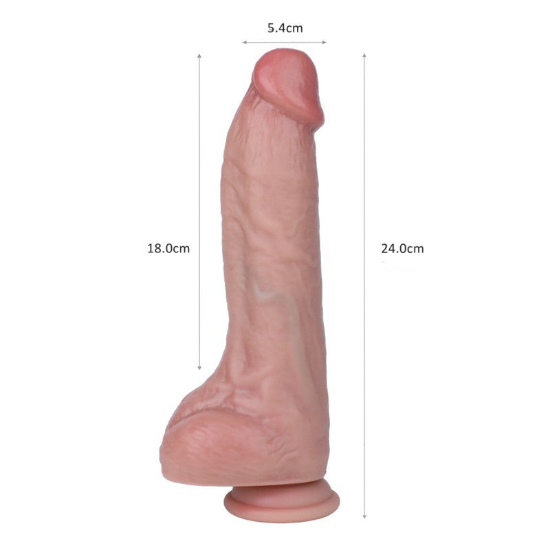 DILDO ULTRA REALISTICO VIBRANTE 24cm